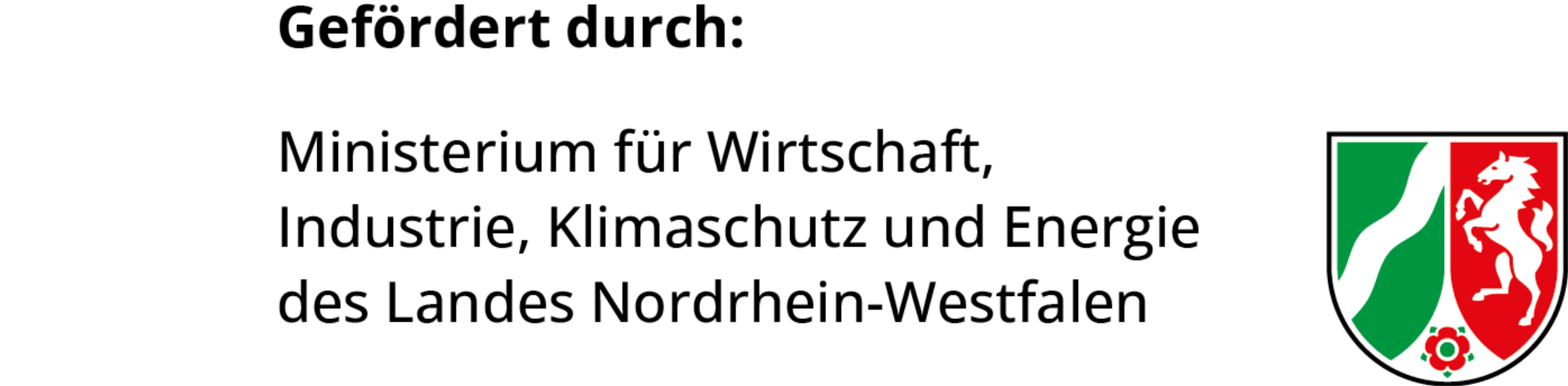 Logo Ministerium für Wirtschaft, Industrie, Klimaschutz und Energie des Landes Nordrhein-Westfalen