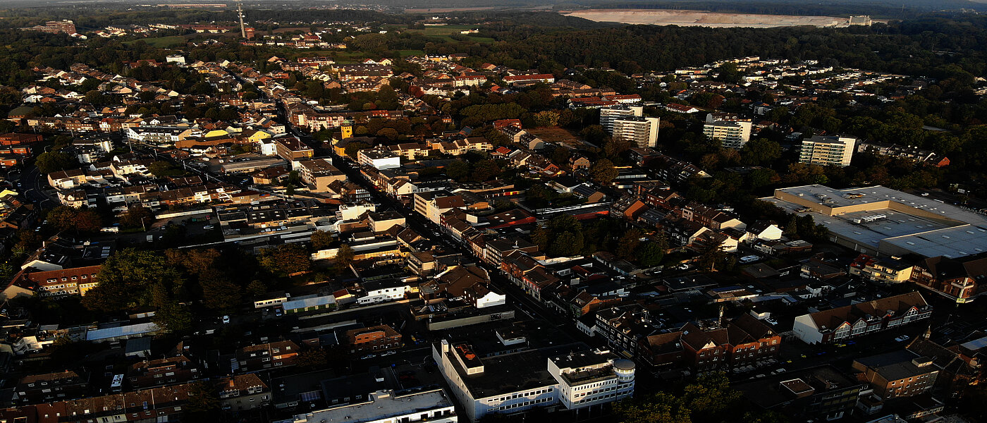 Luftbild einer Stadt