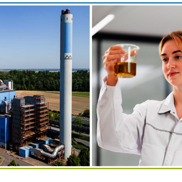 Bildcollage: MVA Weisweiler und Chemikerin